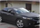 Oklejanie samochodw Honda Accord czarny mat + folia carbonowa