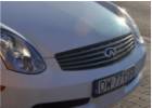 Oklejanie samochodw Infinity G35 biaa pera variochrome HEXIS