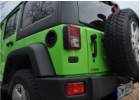 Oklejanie samochodw Jeep Wrangler jasno zielony HEXIS + grill czarny mat 3M