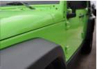 Oklejanie samochodw Jeep Wrangler jasno zielony HEXIS + grill czarny mat 3M