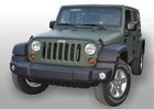 Oklejanie samochodw Jeep Wrangler zielony mat - military green