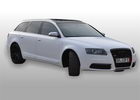 Oklejanie samochodw Audi S6 biay mat + dach i dyfuzor carbon 3M