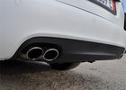 Oklejanie samochodw Audi S6 biay mat + dach i dyfuzor carbon 3M