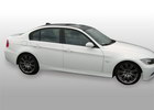 Oklejanie samochodw BMW 3 biay mat + dach CARBON 3M