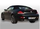 Oklejanie samochodów BMW 6 CABRIO czarny mat