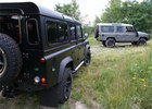 Oklejanie samochodw Land Rover Defender czarny mat