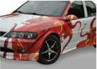 Oklejanie samochodów Opel Vectra - grafika całopowierzchniowa - visual tunning