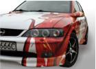 Oklejanie samochodów Opel Vectra - grafika całopowierzchniowa - visual tunning