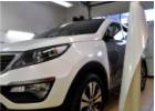 Oklejanie samochodw Kia Sportage biaa pera variochrome HEXIS