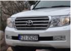 Oklejanie samochodw Toyota Land Cruiser 200 biaa pera kremowa