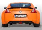 Oklejanie samochodw Nissan 370Z - pomaraczowy mat + lusterka, spoiler i elementy zderzaka w czarny poysk