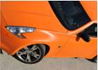 Oklejanie samochodw Nissan 370Z - pomaraczowy mat + lusterka, spoiler i elementy zderzaka w czarny poysk
