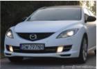 Oklejanie samochodw Mazda 6 biay mat + czarny matowy dach i lusterka