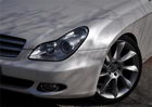 Oklejanie samochodw Mercedes CLS biaa pera 