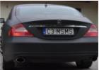 Oklejanie samochodw Mercedes CLS czarny mat - folia na lakier