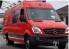 Oklejanie samochodw Mercedes Sprinter czerwony poysk - samochody specjalne