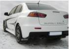 Oklejanie samochodw Mitsubishi Lancer Evolution X biay mat + elementy carbon 3M