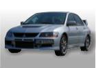 Oklejanie samochod�w Mitsubishi Lancer Evolution IX pomara�czowy po�ysk