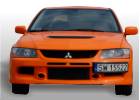 Oklejanie samochod�w Mitsubishi Lancer Evolution IX pomara�czowy po�ysk