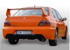 Oklejanie samochod�w Mitsubishi Lancer Evolution IX pomara�czowy po�ysk