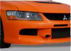 Oklejanie samochod�w Mitsubishi Lancer Evolution IX pomara�czowy po�ysk