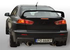 Oklejanie samochodw Mitsubishi Lancer Evolution X - czarny mat