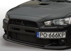 Oklejanie samochodw Mitsubishi Lancer Evolution X - czarny mat