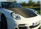 Oklejanie samochodw Porsche 911 Turbo elementy Carbon 3M - oklejanie maski, lusterka, wlotw i spoilera