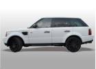 Oklejanie samochodw Range Rover Sport biay poysk