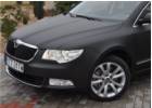 Oklejanie samochodw Skoda Superb czarny mat