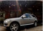 Oklejanie samochod�w VW Touareg oklejony foli� w kolorze Matte Grey Aluminium z palety firmy 3M