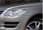 Oklejanie samochod�w VW Touareg oklejony foli� w kolorze Matte Grey Aluminium z palety firmy 3M
