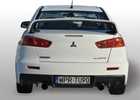 Oklejanie samochodw Mitsubishi Lancer Evolution X - biay poysk