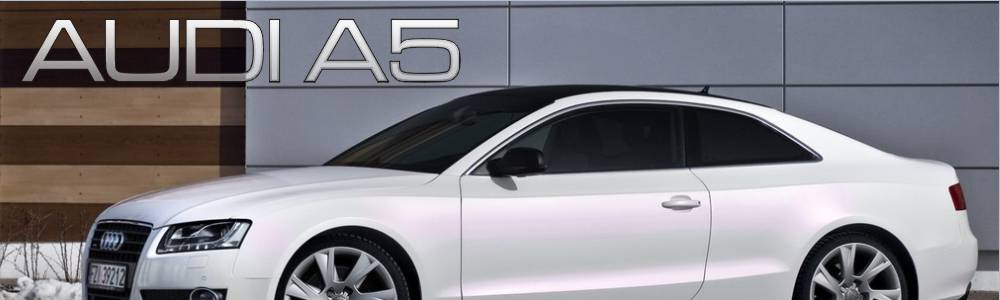 oklejanie auta Oklejanie samochodu Audi A5 foli biaa pera variochrome