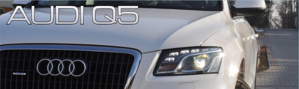 oklejanie auta Audi Q5 biay poysk