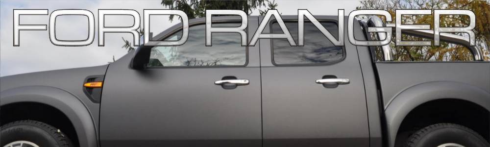 oklejanie samochodw Ford Ranger szary mat