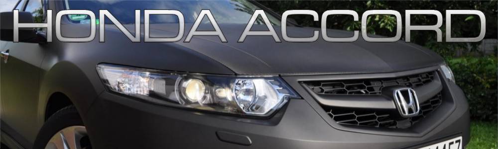 oklejanie samochodw Honda Accord czarny mat + folia carbonowa