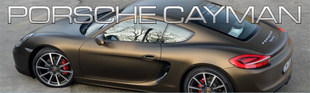 oklejanie auta Porsche Cayman oklejony foli� w kolorze Matt Bond Gold PWF Platinum Wrapping Film
