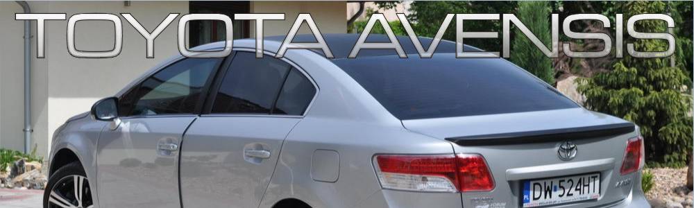oklejanie samochodw Toyota Avensis - oklejanie carbonem - folia carbonowa 3M